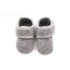 DETSKÉ BAREFOOT VLNENÉ PAPUČKY ENFANT - GREY MELANGE