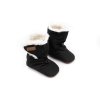 DETSKÉ ZATEPLENÉ BAREFOOT CAPAČKY STAY-PUT JAN&JUL - BLACK