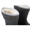 DETSKÉ ZATEPLENÉ GUMÁKY ENFANT THERMO BOOTS GLITTER - EBONY