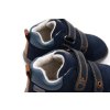 DETSKÉ BAREFOOT ZATEPLENÉ TOPÁNKY GARVALÍN BOTIN - AZUL MARINO TEX