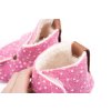 DETSKÉ BAREFOOT VLNENÉ PAPUČE OMA KING KAKU -PINK DOTS