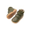 DETSKÉ BAREFOOT ČLENKOVÉ TOPÁNKY LURCHI SPOT FLEECE - OLIVE