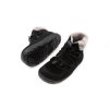 DETSKÉ BAREFOOT TOPÁNKY FRODDO UP FURRY - BLACK