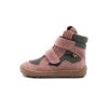 DETSKÉ BAREFOOT ZIMNÉ TOPÁNKY FRODDO TEX WINTER - GREY/PINK