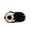 DETSKÉ BAREFOOT ZIMNÉ TOPÁNKY MIDO SHOES MODEL 62 - BLACK TEDDY