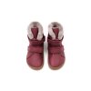 DETSKÉ BAREFOOT ZIMNÉ TOPÁNKY FRODDO BAREFOOT FURRY BOOT - BORDEAUX