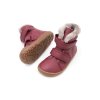 DETSKÉ BAREFOOT ZIMNÉ TOPÁNKY FRODDO BAREFOOT FURRY BOOT - BORDEAUX