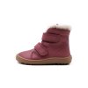 DETSKÉ BAREFOOT ZIMNÉ TOPÁNKY FRODDO BAREFOOT FURRY BOOT - BORDEAUX