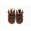 DETSKÉ BAREFOOT ZIMNÉ TOPÁNKY MIDO SHOES MODEL 62 - BROWN