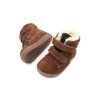 DETSKÉ BAREFOOT ZIMNÉ TOPÁNKY MIDO SHOES MODEL 62 - BROWN