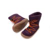 DETSKÉ BAREFOOT SNEHULE FRODDO TEX TRACK WOOL - PURPLE