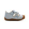 DETSKÉ BAREFOOT SANDÁLKY BUNDGAARD PETIT SUMMER FLOWER - SKY