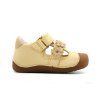 DETSKÉ BAREFOOT SANDÁLKY BUNDGAARD PETIT SUMMER FLOWER - BANANA