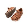 DETSKÉ BAREFOOT SANDÁLE FRODDO FLEXY F - COGNAC