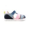 DETSKÉ BAREFOOT SANDÁLKY BIOMECANICS RESPECTFUL PIQUE - JEANS Y ROSA