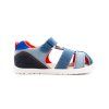 DETSKÉ BAREFOOT SANDÁLKY BIOMECANICS RESPECTFUL PIQUE - JEANS