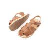 DETSKÉ BAREFOOT SANDÁLKY MURIS TUNIS MINI - WALNUT BROWN