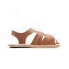 DETSKÉ BAREFOOT SANDÁLKY MURIS TUNIS MINI - WALNUT BROWN