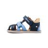 D.D.STEP KOŽENÉ BAREFOOT SANDÁLKY G076 - ROYAL BLUE
