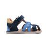 D.D.STEP KOŽENÉ BAREFOOT SANDÁLKY G076 - ROYAL BLUE