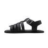 DETSKÉ BAREFOOT SANDÁLKY FLEXI NENS - BOX BLACK
