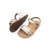 DETSKÉ BAREFOOT KOŽENÉ SANDÁLKY CHETTO  - ZLATÉ