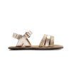 DETSKÉ BAREFOOT KOŽENÉ SANDÁLKY CHETTO  - ZLATÉ