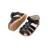 DETSKÉ BAREFOOT SANDÁLKY MIDO SHOES - ČIERNE