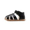 DETSKÉ BAREFOOT SANDÁLKY MIDO SHOES - ČIERNE