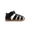 DETSKÉ BAREFOOT SANDÁLKY MIDO SHOES - ČIERNE
