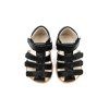 DETSKÉ BAREFOOT SANDÁLKY MIDO SHOES - ČIERNE