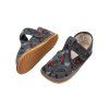 DETSKÉ BAREFOOT PAPUČE BEDA UŽŠIE (SLIM)) - GREY FORMULA