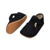 DETSKÉ BAREFOOT PAPUČE BEDA ŠIRŠIE (W) - JUST BLACK