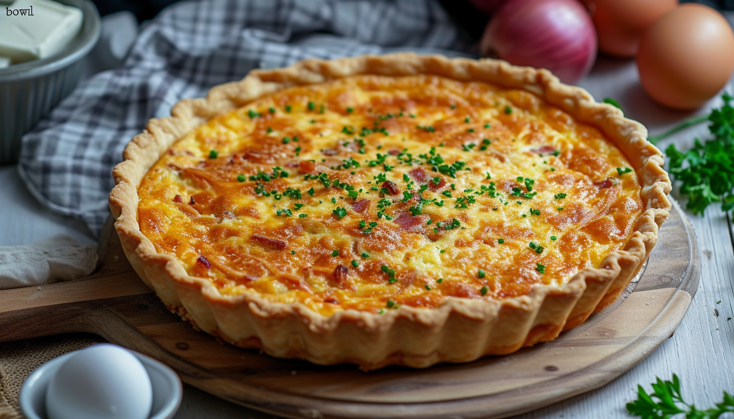 LOTRINSKÝ QUICHE S KONOPNOU MOUKOU
