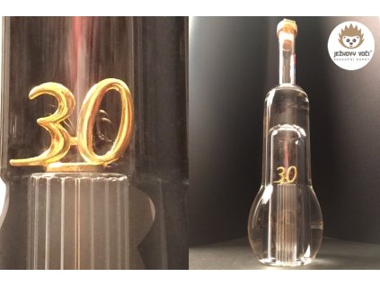 JUBILEJNÍ DÁRKOVÁ LÁHEV - 30 / TŘICÍTKA - S ALKOHOLEM 40% ŠVESTKA