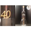 JUBILEJNÍ DÁRKOVÁ LÁHEV - 40 / ČTYŘICÍTKA - S ALKOHOLEM 40% ŠVESTKA