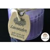 SÓJOVÁ VONNÁ SVÍČKA VE SKLE - LEVANDULE / LAVENDER