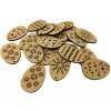 Sada dřevěných velikonočních vajíček s průřezy 10cm