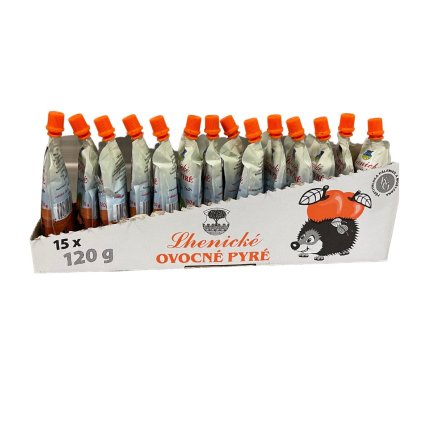 Ovocné pyré Jablko-meruňka 120 g | 60 kusů