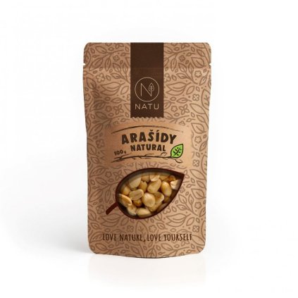 Arašídy natural 200g Natu
