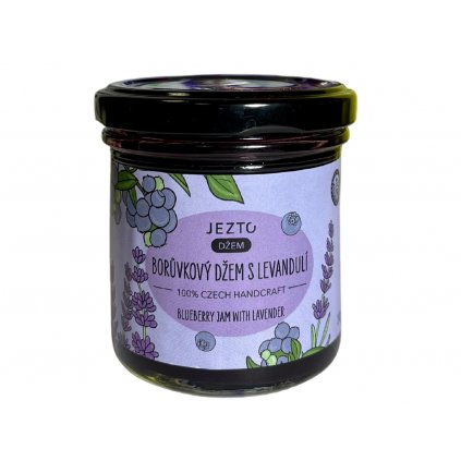 Borůvkový džem s levandulí 140 g