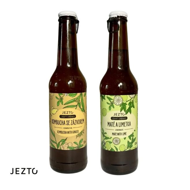 Novinka🥤 Maté s limetkou 330 ml Kombucha se zazvorem 330 ml #lokalniznacka #napoje #kombucha #mate #drinks #craftdrinks...