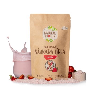 Mahlzeitenersatz - Erdbeere 350g NaturalProtein
