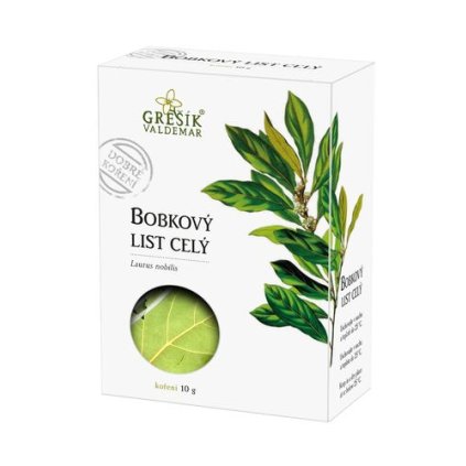 Bobkový list celý 10g GREŠÍK