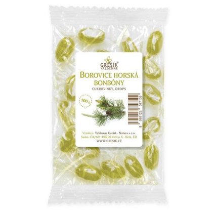 Borovice horská bonbóny 100g GREŠÍK