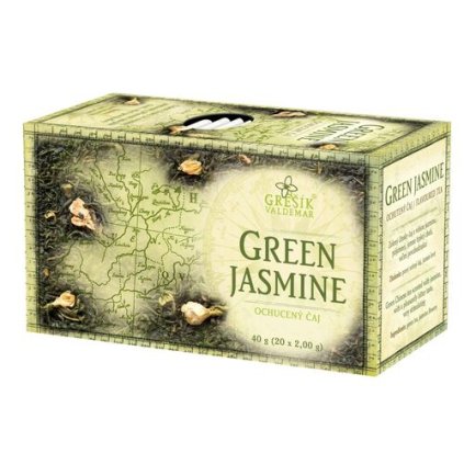 Green Jasmine zelený porcovaný čaj 40g GREŠÍK