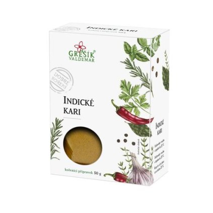 Indické kari 50g GREŠÍK