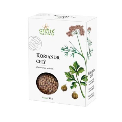Koriandr celý 30g GREŠÍK