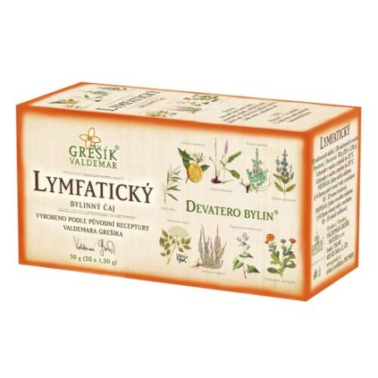 Lymfatický bylinný porcovaný čaj 30g GREŠÍK