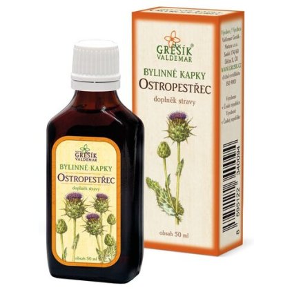 Ostropestřec kapky 50ml GREŠÍK